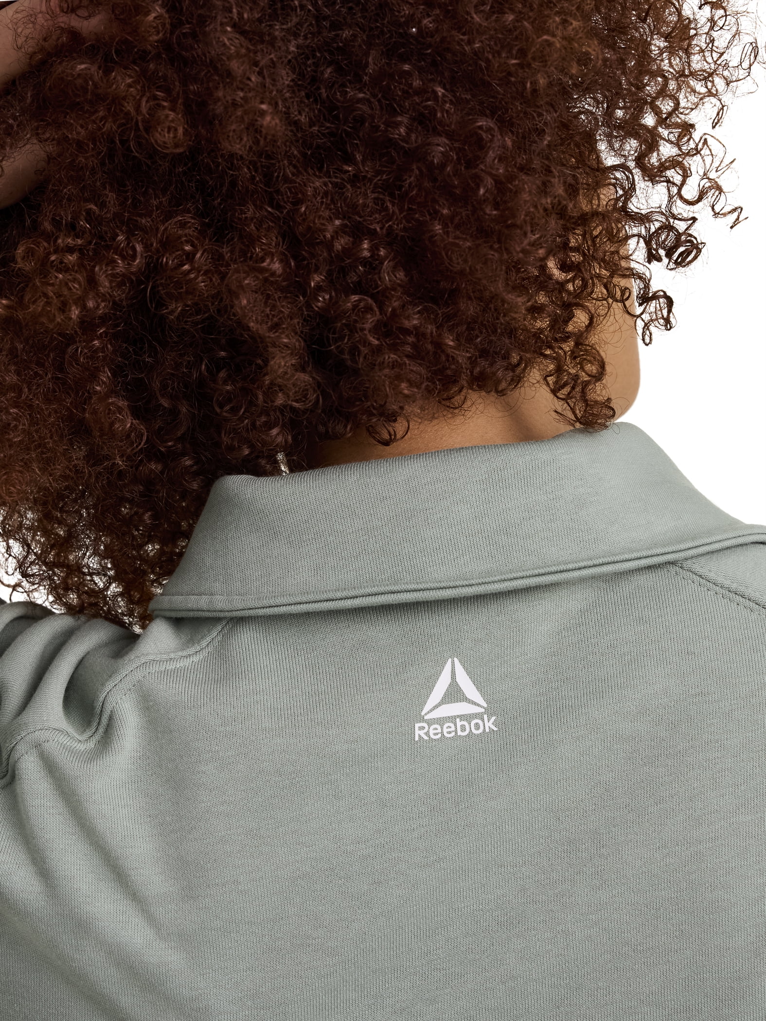 Reebok Women's and Women's Plus All Seasons Oversize Polo Sweatshirt, Sizes XS-4X
