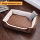 thumbnail image 1 of Bed for Dog Cat Pet Square Plush Kennel Medium Small Dog Sofa Bed Cushion Pet Calming Dog Bed House Pet Supplies Accessories ShopWise Round, 1 of 22