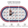 thumbnail image 6 of 4th of July Tablecloth Oval 52x70 Inch, Patriotic Fourth of July Oval Tablecloth, Oval 4th of July Table Cloth for Party Dinner Decor, 6 of 6