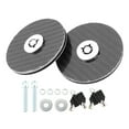 price crash Universal Car Hood Pins Lock Clip Kit Carbon Fiber Style