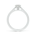 thumbnail image 2 of ANGARA Natural Pear 1 ct Diamond Engagement Ring in 14K White Gold for Women (Size-7.7x5.7mm| Color-I-J| Clarity-I1-I2) | April Birthstone, Anniversary, Jewelry Gift for Women | Natural Diamond Ring, 2 of 9
