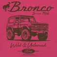 thumbnail image 3 of Ford Bronco Wild and Untamed Since 1966 Women's Long Sleeve T-shirt Vintage Off-Road 4x4 Adventure Retro Truck Licensed, 3 of 7