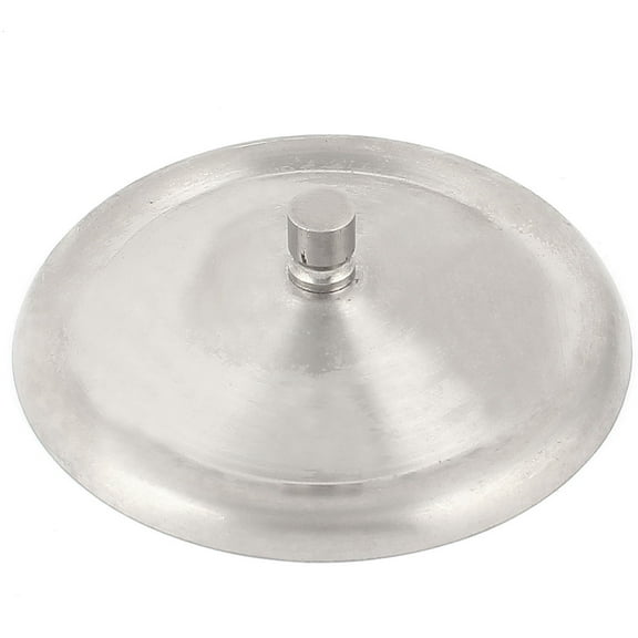 Stainless Steel 9.5cm Dia Round Design Airtight Drink Mug Cup Lid Cover