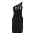 thumbnail image 1 of Vestido de mujer con hombros descubiertos, ropa de primavera, vestido informal para desplazamientos a la oficina XL, 1 of 7