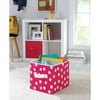 Better Homes and Gardens Collapsible Fabric Storage Cube, Set of 2, Multiple Colors