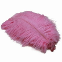 20-25cm Ostrich Feathers Stage Performances Handmade DIY Jewelry Decorations Pink