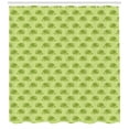 thumbnail image 3 of Ambesonne Hedgehog Shower Curtain, Spiny Mammals Green, 69"Wx70"L, Pistachio and Lime Green, 3 of 3