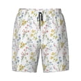 thumbnail image 4 of Lsque Mens Swim Trunks Floral Pattern - Bathing Suit Compression Liner - Beach Swim Shorts Swimwear - (S-3XL) - Stretch Quick Dry -3X-Large, 4 of 9