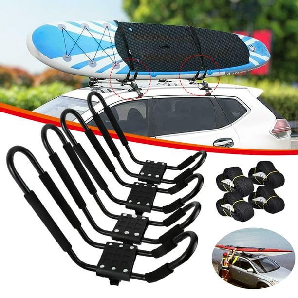 2Pairs Kayak/Surf/Ski Roof Carrier Rack,for Canoe,SUP,Kayaks,Surfboard