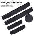 thumbnail image 4 of Cherocar Door Sill Guards Kit,Door Sill Protector Replacement Black Rubber Door for 2018-2021 Jeep Wrangler JL JT 4-Door Accessories Parts, 4pcs/Set, 4 of 7