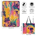 thumbnail image 2 of Colorful Tie Dye Vortex Waterproof Picnic Blanket with Foldable Zipper, Suitable for Outdoor Use, Suitable for Travel, Camping, Beaches, Parks, Grasslands, Picnic Blanket Accessories, 2 of 8