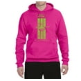 thumbnail image 2 of Green Striped Ford Mustang | Mens Cars and Trucks Hooded Sweatshirt Graphic Hoodie, Fuschia, 2XL, 2 of 3