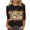 Gold, variant on DDAPJ pyju 3/4 Length Sleeve Tops for Women Christian Easter T-shirts Jesus Letter Print Graphic Tees Loose Casual Round Neck Blouses Mid-length Pullover Red M