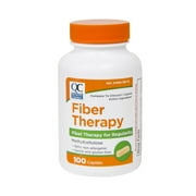 Quality Choice Fiber Therapy for Regularity Methylcellulose 500 mg 100 Caplets Pack of 4
