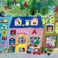 thumbnail image 6 of eeBoo: Yumi’s Village - 20 Piece Puzzle - 15x11" Jigsaw, Oversized Pieces, Vibrant Town & Shop Scene, Whimsical Animal Characters, Preschool, Kids 3+, 6 of 8