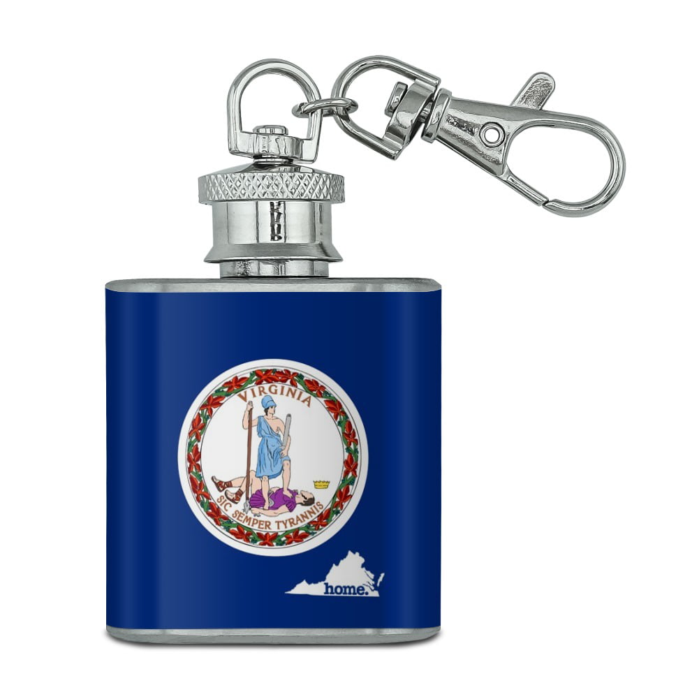 Original Virginia State III Percenter Stainless Steel 8oz Flask 