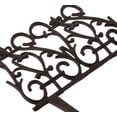 thumbnail image 4 of Esschert Design Antique Brown Cast Iron Garden Fence Edging 10 Inch, 4 of 4
