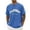 Blue, variant on Mens Tall T Shirts Slim Fit Quarter Sleeve Big and Tall Beach Vacation Short Sleeve Shirts Casual Stylish Printing Crew Neck Casual Beach Basic T Shirts