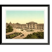 Historic Framed Print, Post Office Hanover Hanover Germany, 17-7/8" x 21-7/8"