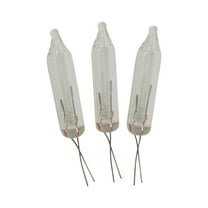 Pack of 5 Clear Christmas Replacement Bulbs 12 Volts