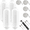 白色, variant on 15" Ribbed Inflatable Marine Fender in White|Heavy Duty Boat Bumper with 4.5ft Rope & Stainless Steel Hanger Hook|Essential Summer Sailing & Docking Safety Gear
