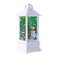 thumbnail image 1 of Xihbxyly Candelabro Navideño con Forma de Farol, Luz Nocturna de Muñeco de Nieve, Lámpara Decorativa de Anciano, Adorno con Luz Led, Decoración de Mesa Navideña, Acento Festivo para El Hogar y La Ofi, 1 of 2