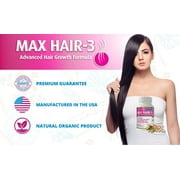 Maximize Within Max Hair-3 Advanced Hair Growth Formula for All Hair Types, 60 Count