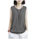 thumbnail image 2 of Xuyuer Womens Tank Tops Summer Spring Sleeveless Casual Cute Basic Trendy Loose Flowy Beach Shirt Vacation Outfits 2026 Scoop Neck Button Pullover Casual Loose Fit Dressy Tunic Tops, 2 of 5