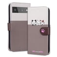 thumbnail image 1 of Compatible with Google Pixel 6 Pro Cute Animals Pattern Wallet Case with Card Slots Flip Cover, 1 of 5