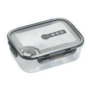 WHEANG Dietary Preparation Container With 3 Compartments Microwave Sealed Plastic Preservation Box Portable Lunch Box Dressing And Seasoning Container Food