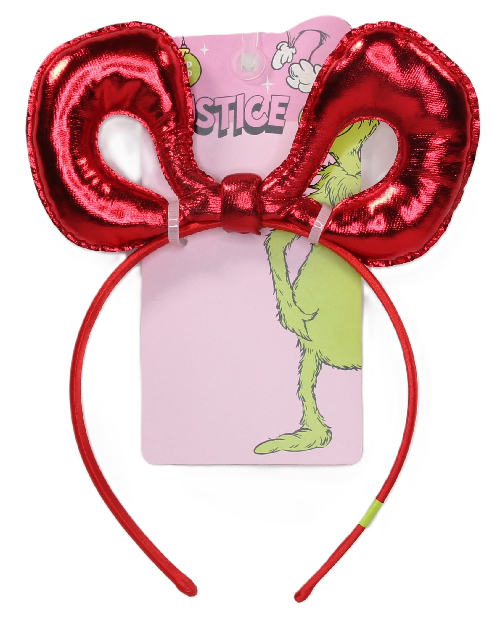 Justice Girls x Dr. Seuss' Cindy Lou Who Puffy Bow Headband, Red