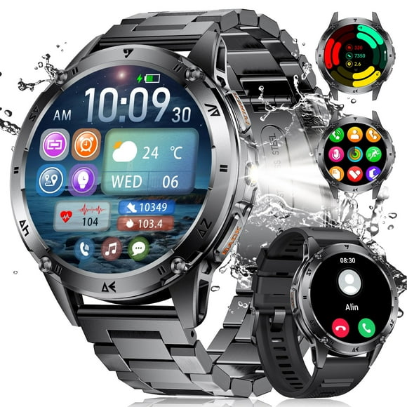 Reloj inteligente SUNKTA Military para hombre con batería de 530 mAh y 5 ATM
