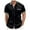 Black, variant on EHRWE Shirts For Men Male Short Sleeve Shirt Summer Casual Patchwork Striped Hawaii Beach Holiday Shirt Tops For Mens