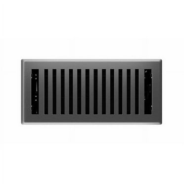 Imperial 4-inch x 10-inch Grey Granite Montezuma, Floor Register & Vent, Rectangular