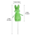 thumbnail image 4 of FEOLGEHLY 13 inch Easter Bunny Bowtie Branches for Vase, Synthetic Embroidered Floral Pick for Vase Bouquet, Spring Home Decoration for Table Mantel, Artificial Flower Stem with Rabbit Design, 4 of 7