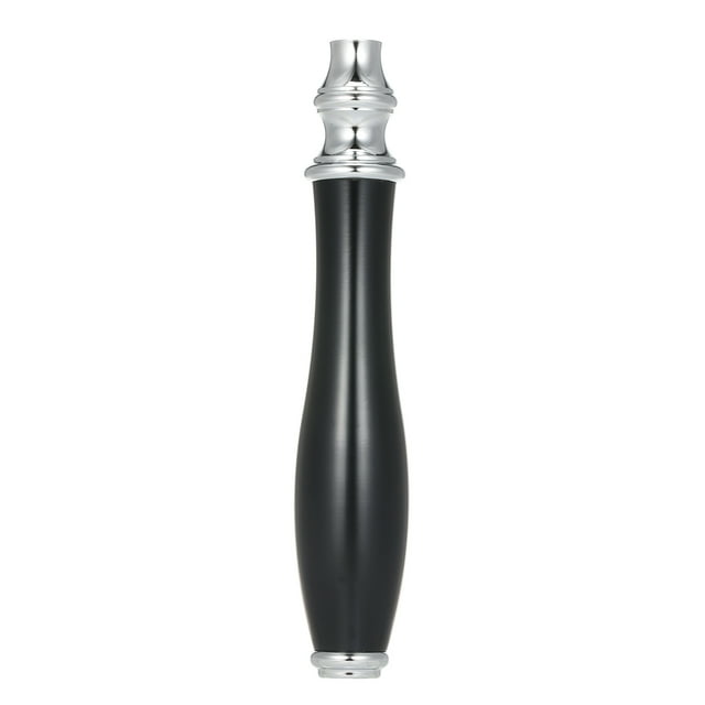 Men's Replacement Razor Handle, Stainless Steel Construction, Anti-Slip Grip, Compatible with Most Razor Heads, Water-Cleanable, Durable Shaving Accessory (Black, Razor Head Not Included)