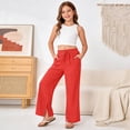 thumbnail image 7 of Tiijoy Girls Casual Pants Elastic Waist Straight Leg Relaxed Fit Pants, Sizes 9-10, 7 of 7
