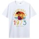 thumbnail image 1 of Divertido hecho en 1973 regalos de cumpleaños cinta de casete camiseta Vintage fiesta abuela abuelo presente verano Camiseta de algodón camisetas de regalo, 1 of 6