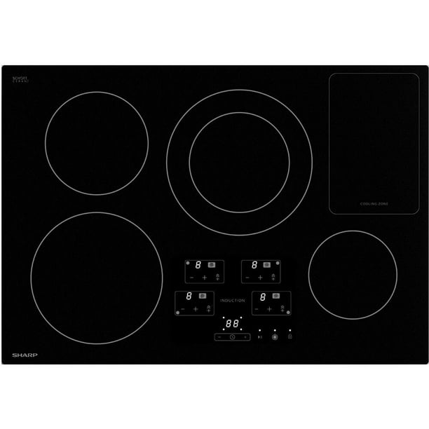 Sharp SDH3042DB 30 inch Black Mirror Induction Cooktop