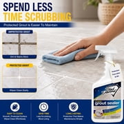 ULTIMATE GROUT SEALER – Professional Strength Tile, Stone & Grout Protection for Showers, Floors & Backsplashes | Easy-Clean, Stain & Moisture Repellent – Low Odor Contractor Grade (Quart)