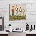thumbnail image 5 of Epic Graffiti 'Nutcrackers on a Mantel' by Silvia Vassileva, Canvas Wall Art, 18"x18", 5 of 8