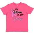 thumbnail image 3 of Inktastic My Mom is My Hero- Breast Cancer Awareness Youth T-Shirt, 3 of 5