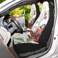thumbnail image 6 of ALAZA Butterfly on Leaves Car Seat Covers 2 PCs Universal Auto Front Seats Interior Protector, 6 of 7