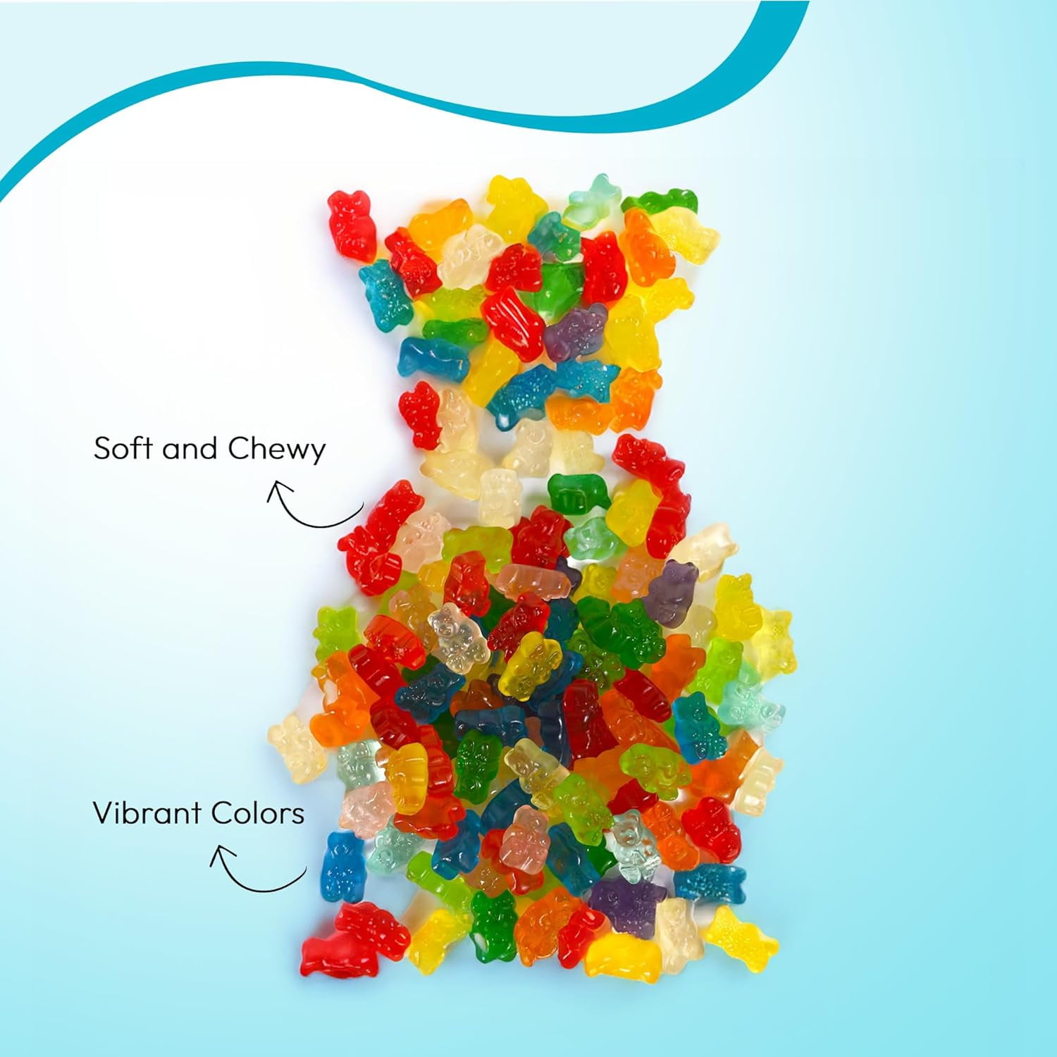 NY SPICE SHOP Sweet Mango Gummy Bears - 5 Pound - Tropical Mango Bears - Gummies Bears Candy - Gummies Fruit Snacks - Gummi Bears Gift For All Occasions