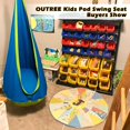 thumbnail image 2 of Kxgj Kids Pod Columpio infantil para interior y exterior, 100% algodón (Bl, 2 of 5