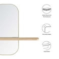 thumbnail image 5 of Modway Solstice Mirror in Oak, 5 of 9