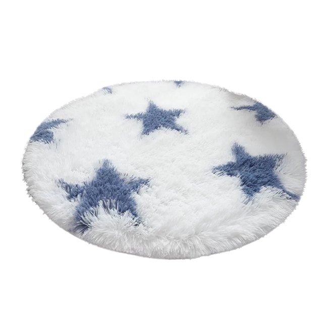 Living Room Rug, Plaid Round Bedroom Soft Mat Artificial Rugs Washable Rug Plush Fuzzy living Room Furniture Spring Decor Gifts for Housewarming for Dorm Nursery Kids Rug Decor Aesthetic, 31x31IN