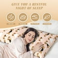 thumbnail image 4 of Bingfone Body Pillow Cover Long Pillow Case With Zipper Decorative Bedding Pillowcase 20"X54" Soft Cushion Pillow Case For Bedroom-Beagle Dog On Brown, 4 of 8