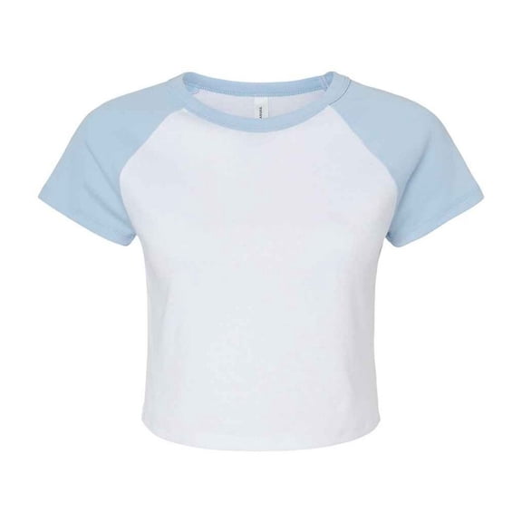 Bella Canvas Womens Raglan Crop T-Shirt