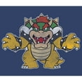 thumbnail image 2 of Boy's Nintendo Koopa King Bowser Pull Over Hoodie Navy Blue Heather X Large, 2 of 4